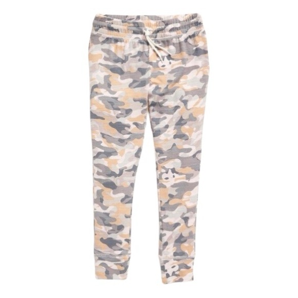 Old Navy Pink Leach & Gray Camo Lightweight Jogger Pants Girls Size XL 14/16 - Picture 1 of 7